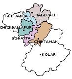 Map of Kolar District